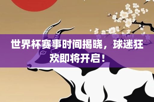 世界杯赛事时间揭晓，球迷狂欢即将开启！广西贺州市华昌新材料有限公司