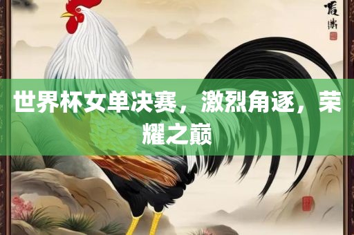世界杯女单决赛，激烈广西贺州市华昌新材料有限公司角逐，荣耀之巅