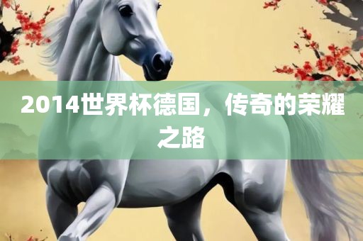 2014世界杯德国，传奇的荣耀之路