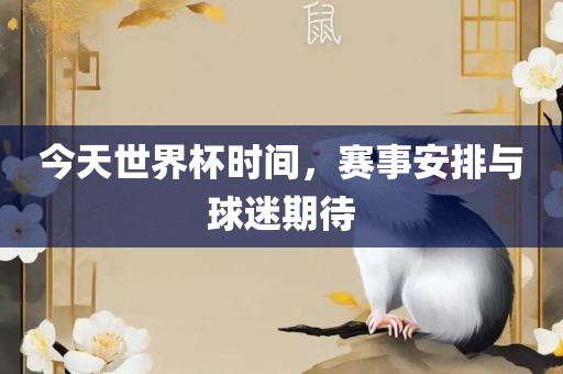 今天世界杯时间，赛事安排与球迷广西贺州市华昌新材料有限公司期待