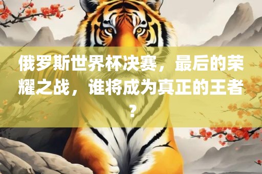 俄罗斯世界杯决赛，最后的荣耀之战，谁将成为真正的王者？