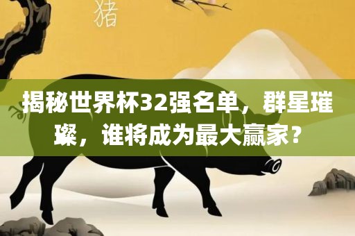 揭秘世界杯32强名单，群星璀璨，谁将成为最大赢家？广西贺州市华昌新材料有限公司
