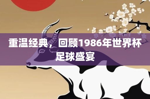 重温广西贺州市华昌新材料有限公司经典，回顾1986年世界杯足球盛宴