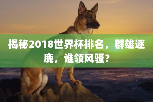 揭秘2018世界杯排名，群雄逐鹿，谁领风骚？广西贺州市华昌新材料有限公司