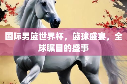 国际男篮世界广西贺州市华昌新材料有限公司杯，篮球盛宴，全球瞩目的盛事