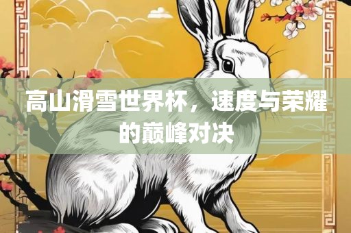 高山滑雪世界杯，速度与荣耀的巅峰对决广西贺州市华昌新材料有限公司
