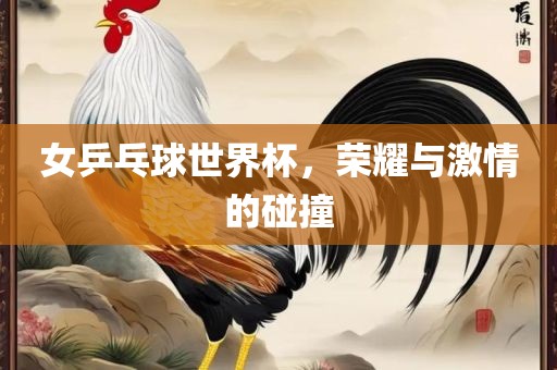 女乒乓球世界杯，荣耀与激情的碰撞广西贺州市华昌新材料有限公司