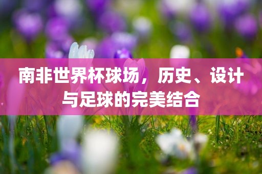 南非世界杯球场，历史、设计广西贺州市华昌新材料有限公司与足球的完美结合