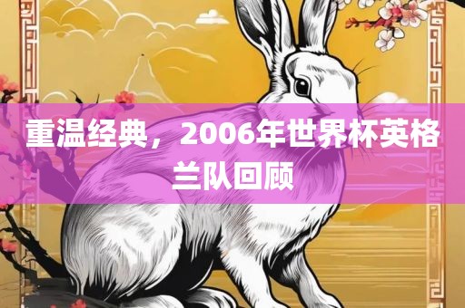 重温经典，2006年世界杯英格兰队回顾