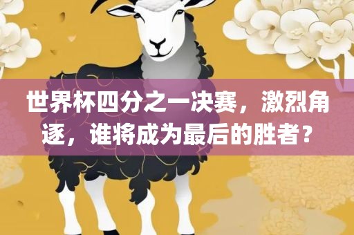 世界杯四分之一决赛，激烈角逐，谁将成为最后的胜者？