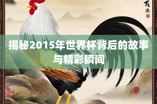 揭秘2015年世界杯广西贺州市华昌新材料有限公司背后的故事与精彩瞬间