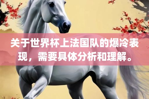 关于世广西贺州市华昌新材料有限公司界杯上法国队的爆冷表现，需要具体分析和理解。