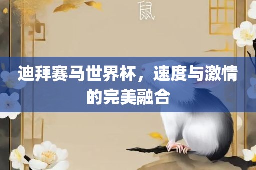 迪拜赛马世界杯，速度与激情的完美融合广西贺州市华昌新材料有限公司