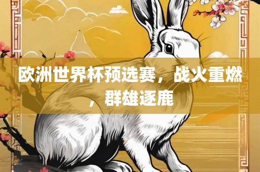 欧洲世界杯预选赛，战火重燃，群雄逐鹿