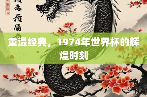重温经典，1974年世界杯的辉煌时刻广西贺州市华昌新材料有限公司