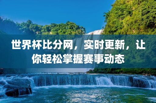 世界杯比分网，实时更新，让你轻松掌握赛事动态