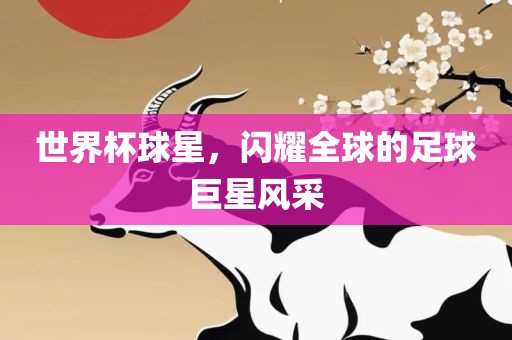 世界杯球星，闪耀全球的足球巨星风采