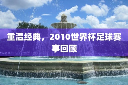 重温经典，2010世界杯足球赛事回顾