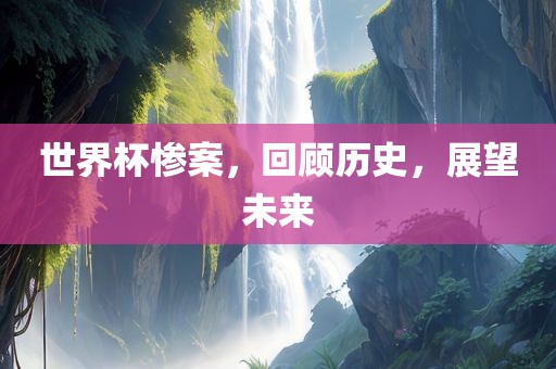 世界杯惨案，回顾历史，展望未来