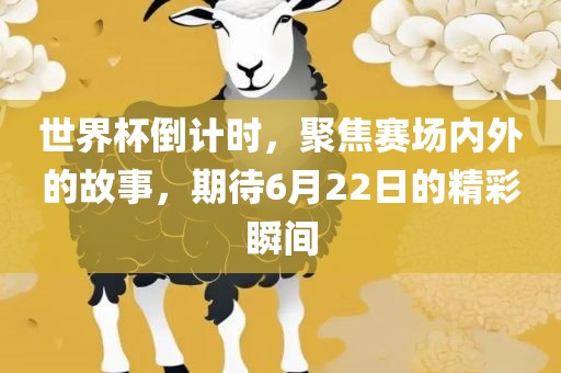 世界杯倒计时，聚焦赛场内外的故事，期待6月22日的精彩瞬间广西贺州市华昌新材料有限公司