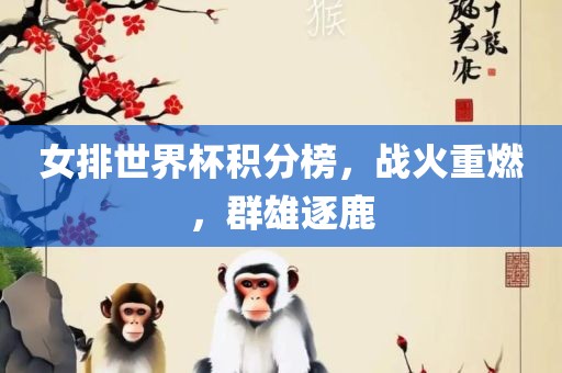 女排世界杯积分榜，战火重燃，群雄逐鹿广西贺州市华昌新材料有限公司
