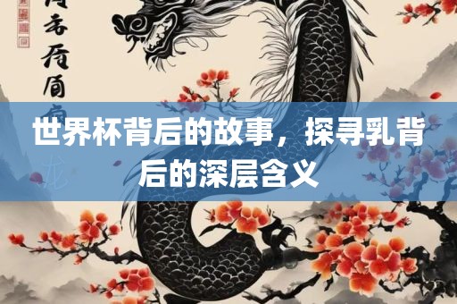 世界杯背后的故事，探寻乳背后的深层含义广西贺州市华昌新材料有限公司