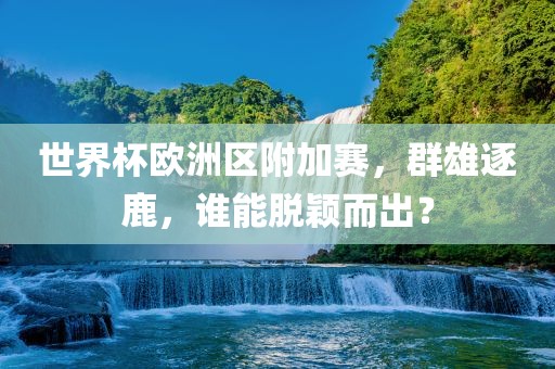 世界杯欧洲区附广西贺州市华昌新材料有限公司加赛，群雄逐鹿，谁能脱颖而出？