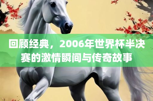 回顾经典，2006年世界杯半决赛的激情瞬间与传奇故事