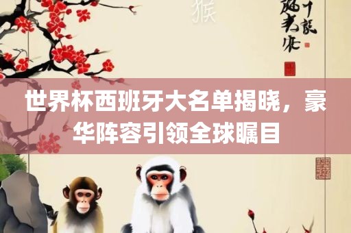 世界杯西班牙大名单揭晓，豪华阵容引领全球瞩目广西贺州市华昌新材料有限公司