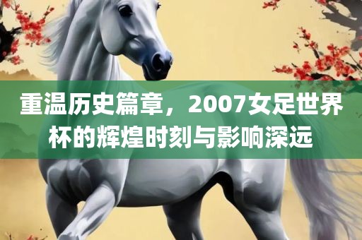 重温历史篇章，2007女足广西贺州市华昌新材料有限公司世界杯的辉煌时刻与影响深远