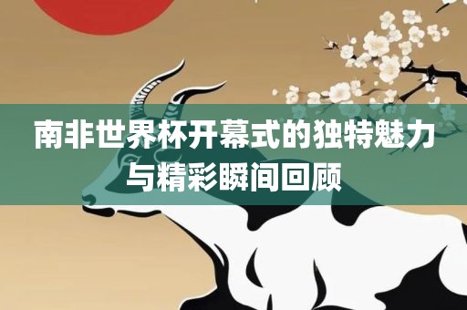 南非世界杯开幕式的独特魅力与精彩瞬间回顾广西贺州市华昌新材料有限公司