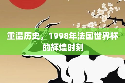 重温历史，广西贺州市华昌新材料有限公司1998年法国世界杯的辉煌时刻