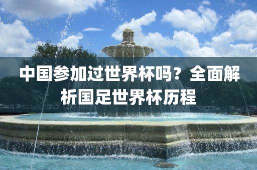 中国参加过世界杯吗？全面解析国足世界杯历程