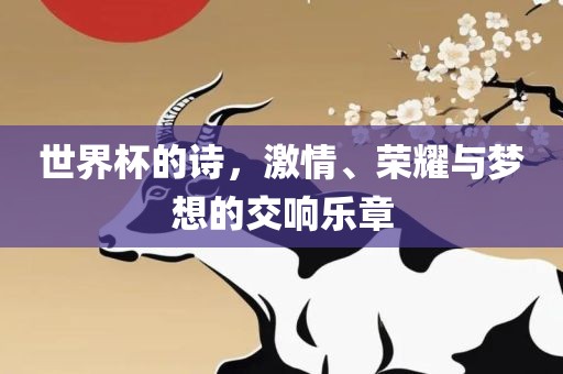 世界杯的诗，激情、荣耀与梦想的交响乐章广西贺州市华昌新材料有限公司