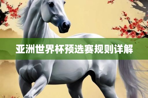 亚洲世界杯预选赛规则详解