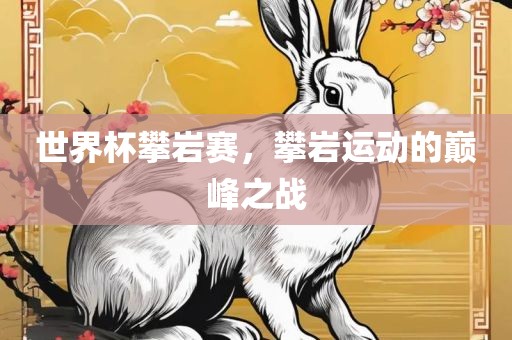 世界杯攀岩赛，攀岩运动的巅峰之战广西贺州市华昌新材料有限公司