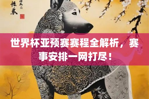 世界杯亚预赛赛程全解析，赛事安排一网打尽！广西贺州市华昌新材料有限公司