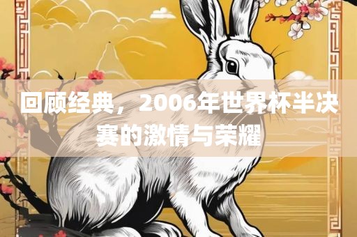 回顾经典，2006年世界杯半决赛的激情与荣耀