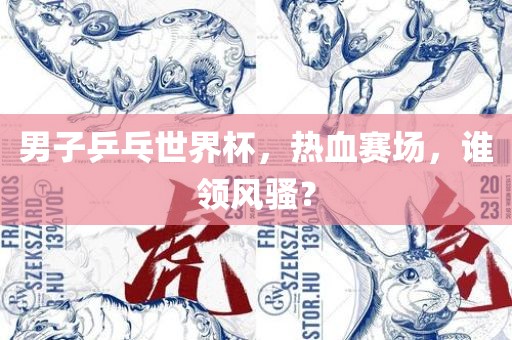 男子乒乓世界杯，热血赛场，谁领风骚？广西贺州市华昌新材料有限公司