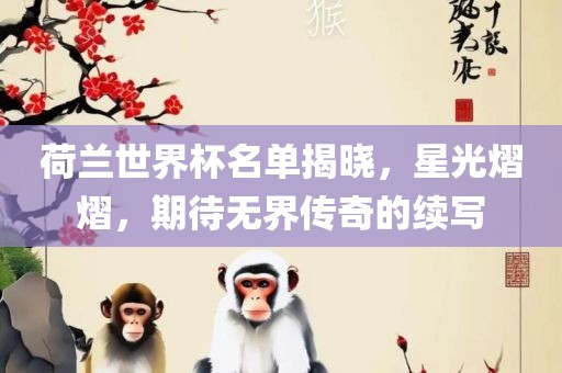 荷兰世界杯名单揭晓，星光熠熠，期待无界传奇的续写