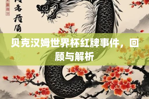 贝克汉姆世界杯红牌事件，回顾与解析