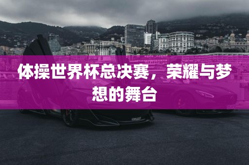 体操世界杯总决赛，荣耀与梦想的舞台