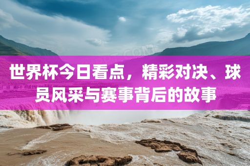 世界杯今日看点，精彩对决、球员风采与赛事背后的故事广西贺州市华昌新材料有限公司