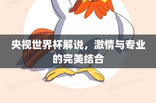 央视世界杯解说，激情与专业的完美结合