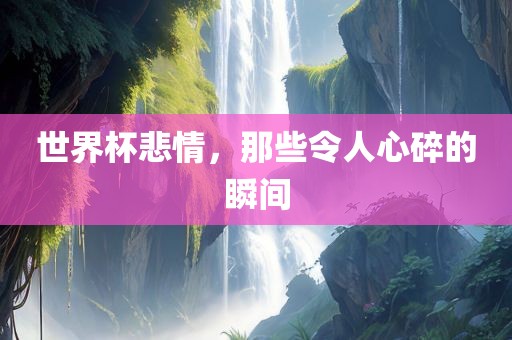 世界杯悲情，那些令人心碎的瞬间广西贺州市华昌新材料有限公司