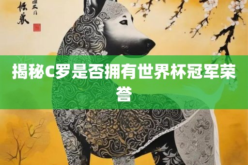 揭秘C罗是否拥有世界杯冠军荣誉广西贺州市华昌新材料有限公司