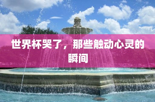 世界杯哭了，那些触动心灵的瞬间广西贺州市华昌新材料有限公司
