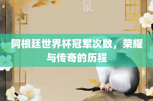 阿根廷世界杯冠军次数，荣耀与传奇的历程广西贺州市华昌新材料有限公司