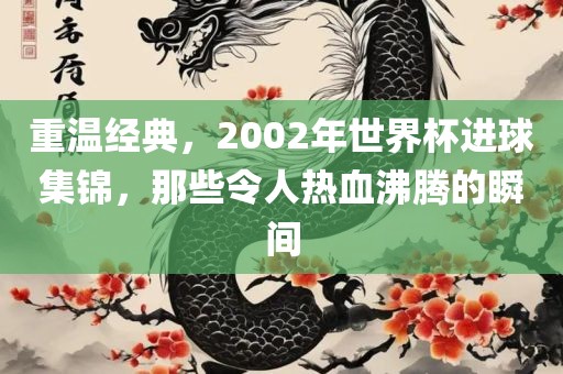重温经典，2002年世界杯进球集锦，那些令人热血沸腾的瞬间广西贺州市华昌新材料有限公司