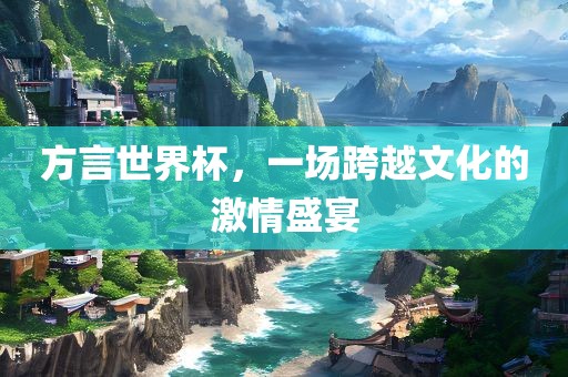 方言世界杯，一场跨越文化的激情盛宴广西贺州市华昌新材料有限公司